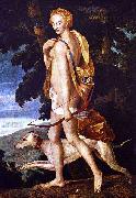School of Fontainebleau Diana huntress USA oil painting artist